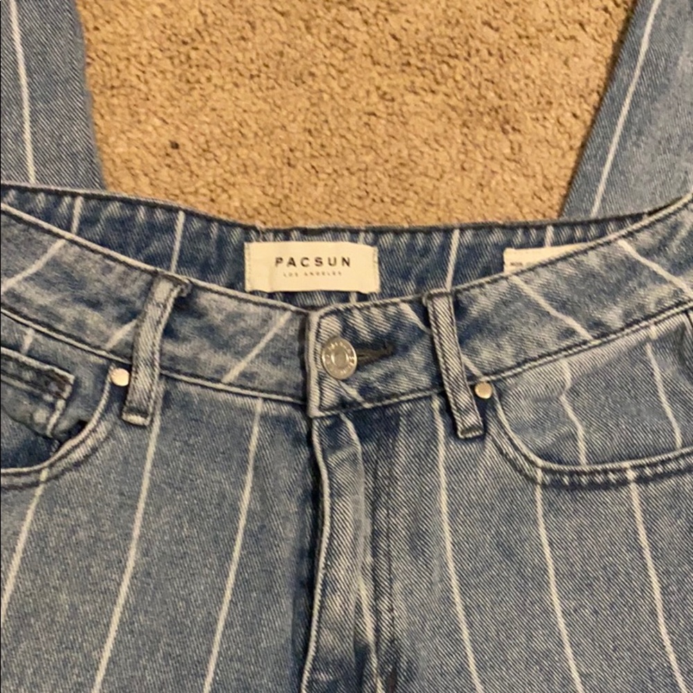 pacsun stripped jeans